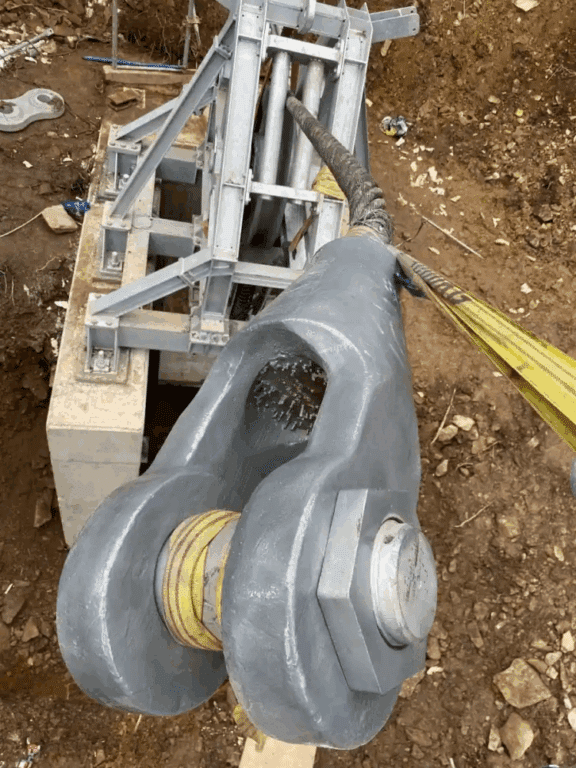 Bridge fitting used at project