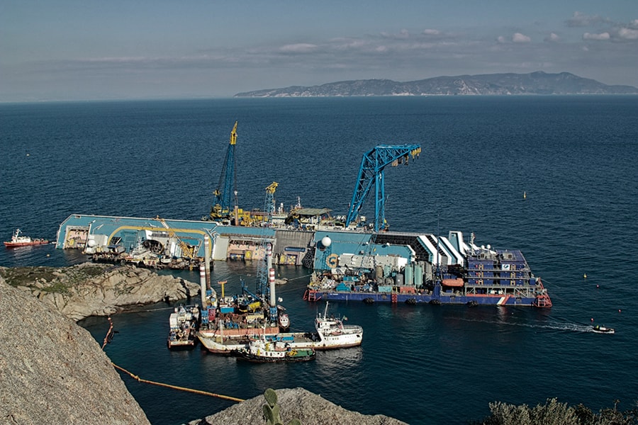 Salvage of costa concordia - Global Rope Fittings