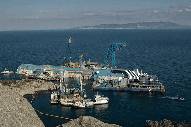 Mooring fittings used in Costa Concordia
