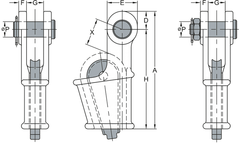 Open wedge socket design